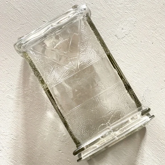 Antique Art Deco Glass Mailbox - Picture 3 of 8